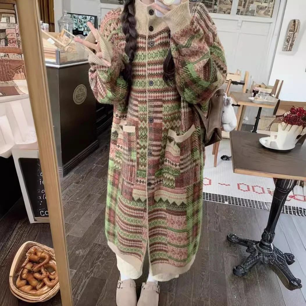 

Mid-Long Cardigans Pink Womens Spring Mock-Neck Standing-Collar Skinny Varsity Hoody Foldover Shawl Sporty Cable Fitted Harajuku