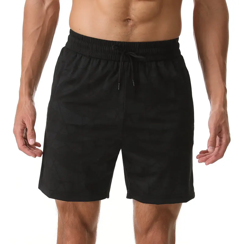 CHUJIE Herren-Sommer-Sportshorts aus schnell trocknender 5-Zoll-Eisseide eignen sich für Laufen, Fitness, Strand und Freizeitkleidung