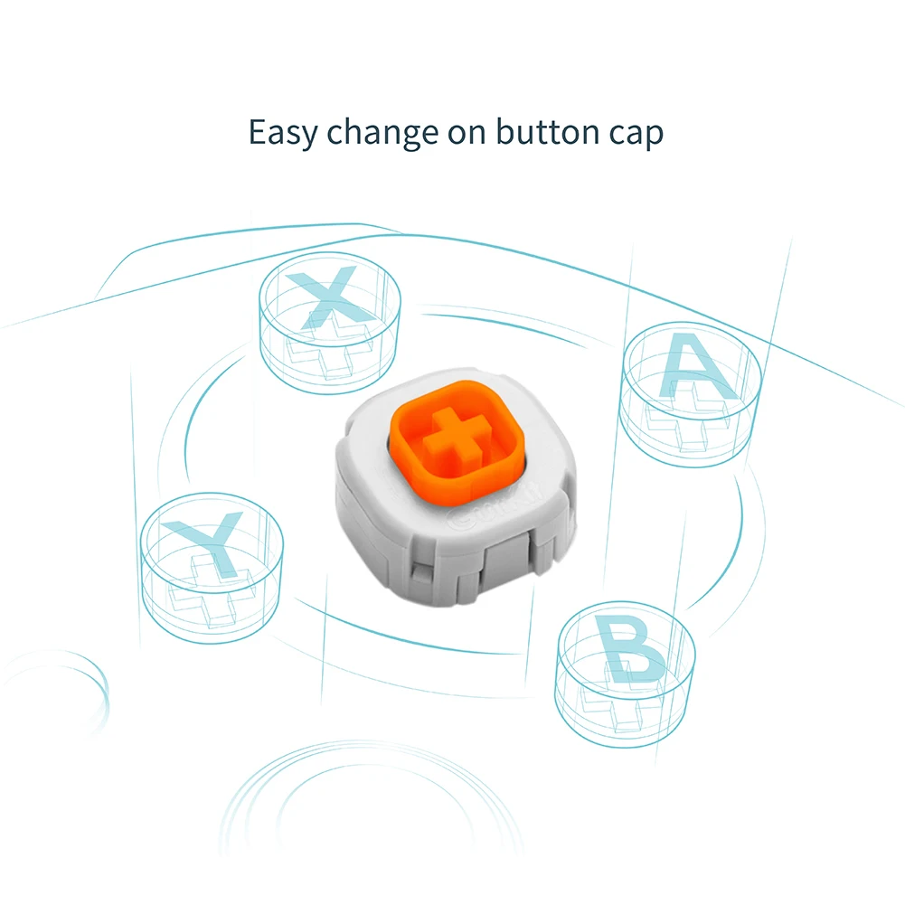 4 шт. NS33 механическая кнопка с длительным сроком службы, ремонт джойстика, сменные игровые аксессуары для игрового контроллера Gulikit 2 Pro NS08/NS09