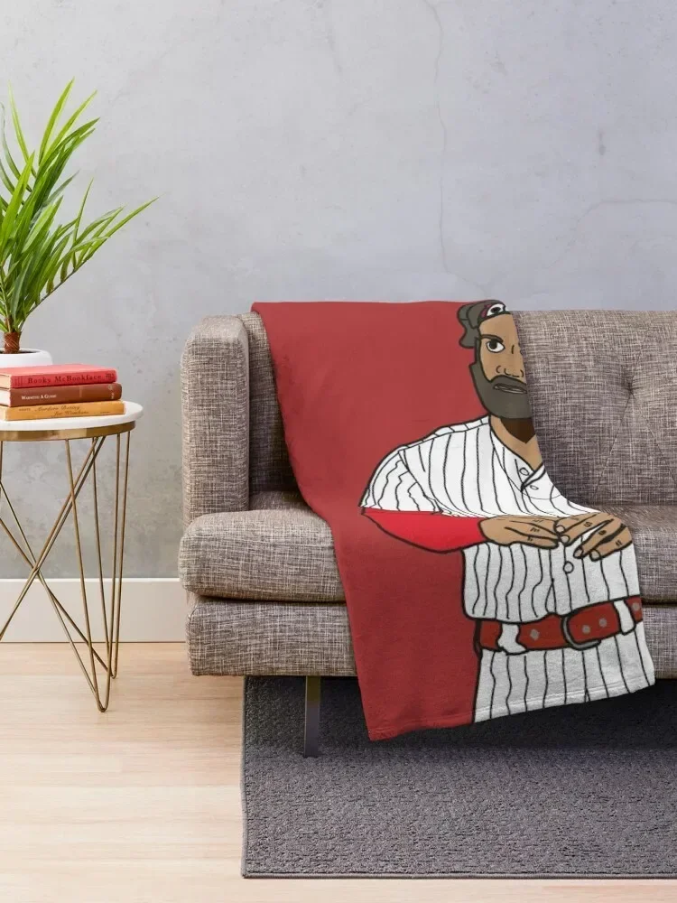 Bryce Harper Throw Blanket for winter Furrys Cute Blankets