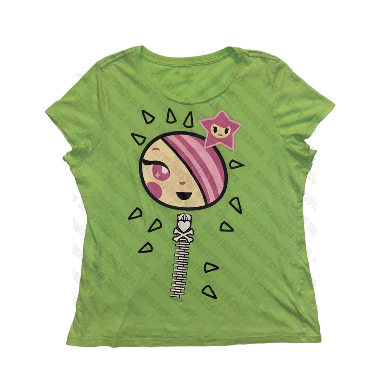 Camisetas gráficas Y2k Top corto para mujer Trashy Y2k 2000s Tops Emo Kpop ropa recortada Grunge para mujer ropa Vintage Kawaii de los años 90