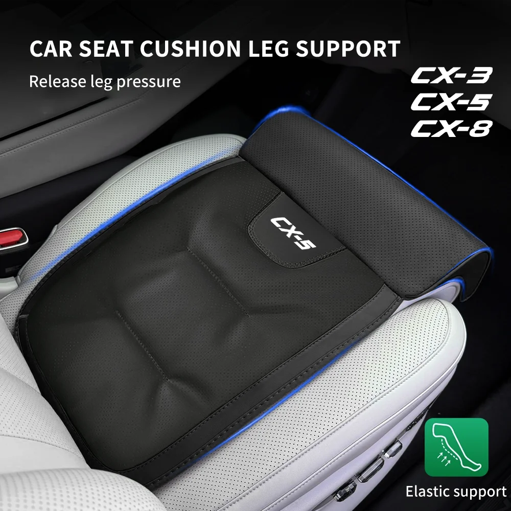 

Universal Car Seat Leg Support Extension for Mazda 3 CX5 CX3 CX8 GH MX5 Thick Seat Cover Extender Cushion Interior Accessories