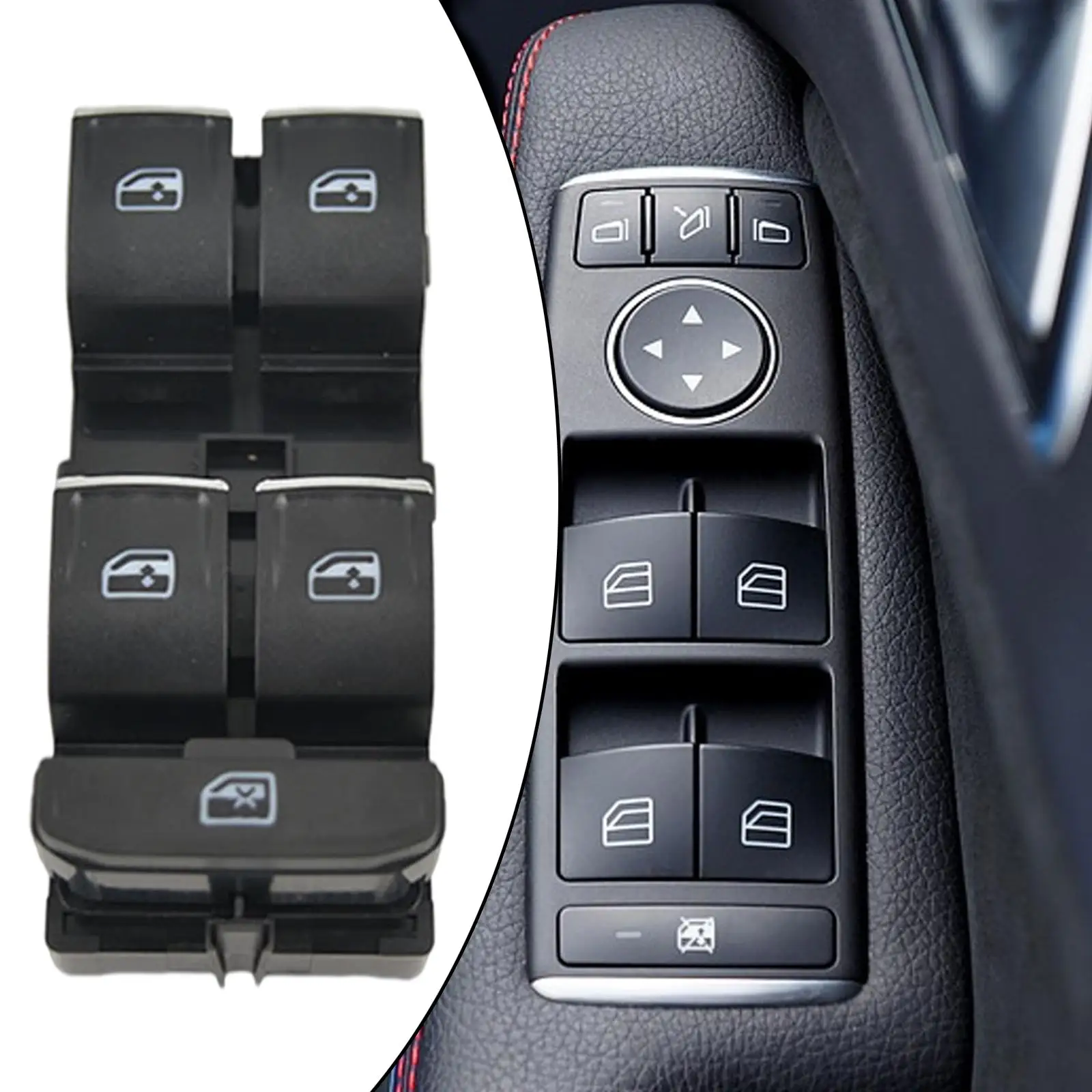 Master Driver Power Window Switch 5G0959857C 1K4959857B Fit for VW B8 for Touran