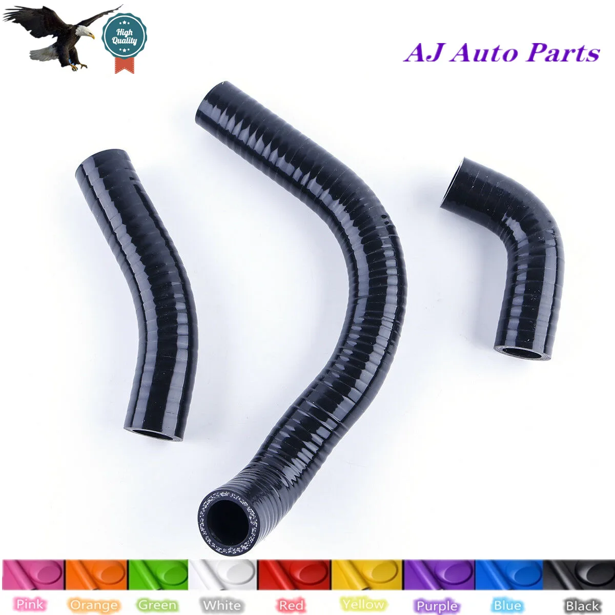 

For SUZUKI RM 125 1986-1990 SILICONE RADIATOR HOSE 1987 1988 1989（3 -PLY Hose ）