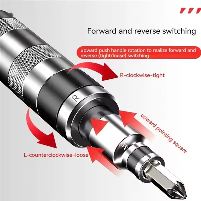 [NEWA64Z!】 Impact Nut Strike Screwdriver Kit 13PCS Manual Cordless Household DIY Tools Driver