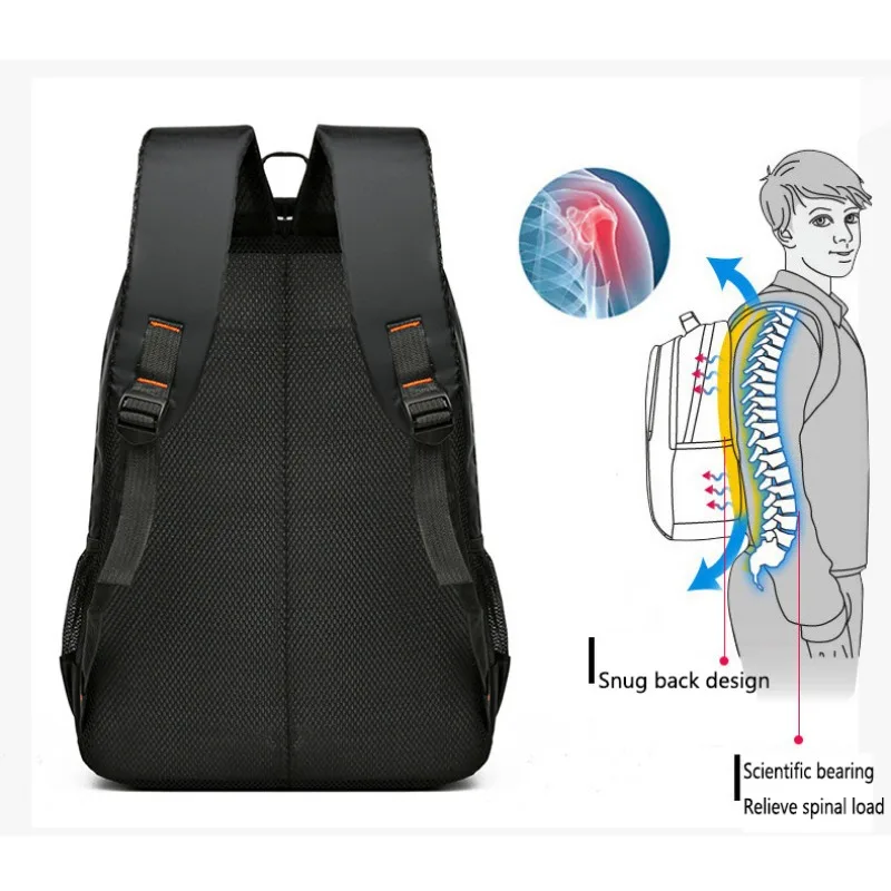 BAIJIAWEI-Mochilas de Nylon Impermeável para Meninos Adolescentes, Mochila Escolar, de Grande Capacidade, Mochilas Oxford, Marca Famosa