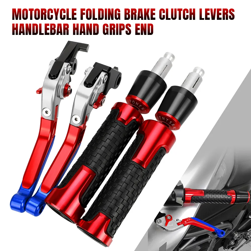 

Motorcycle Brake Clutch Levers Handlebar Handle bar Hand Grips ends For DUCATI PANIGALE V4 2016 2017 2018 2019