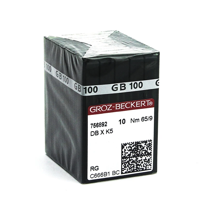 

100 шт. DBXK5 Groz-Beckert швейные иглы для промышленных вышивальных машин BROTHER TAJIMA BARUDAN