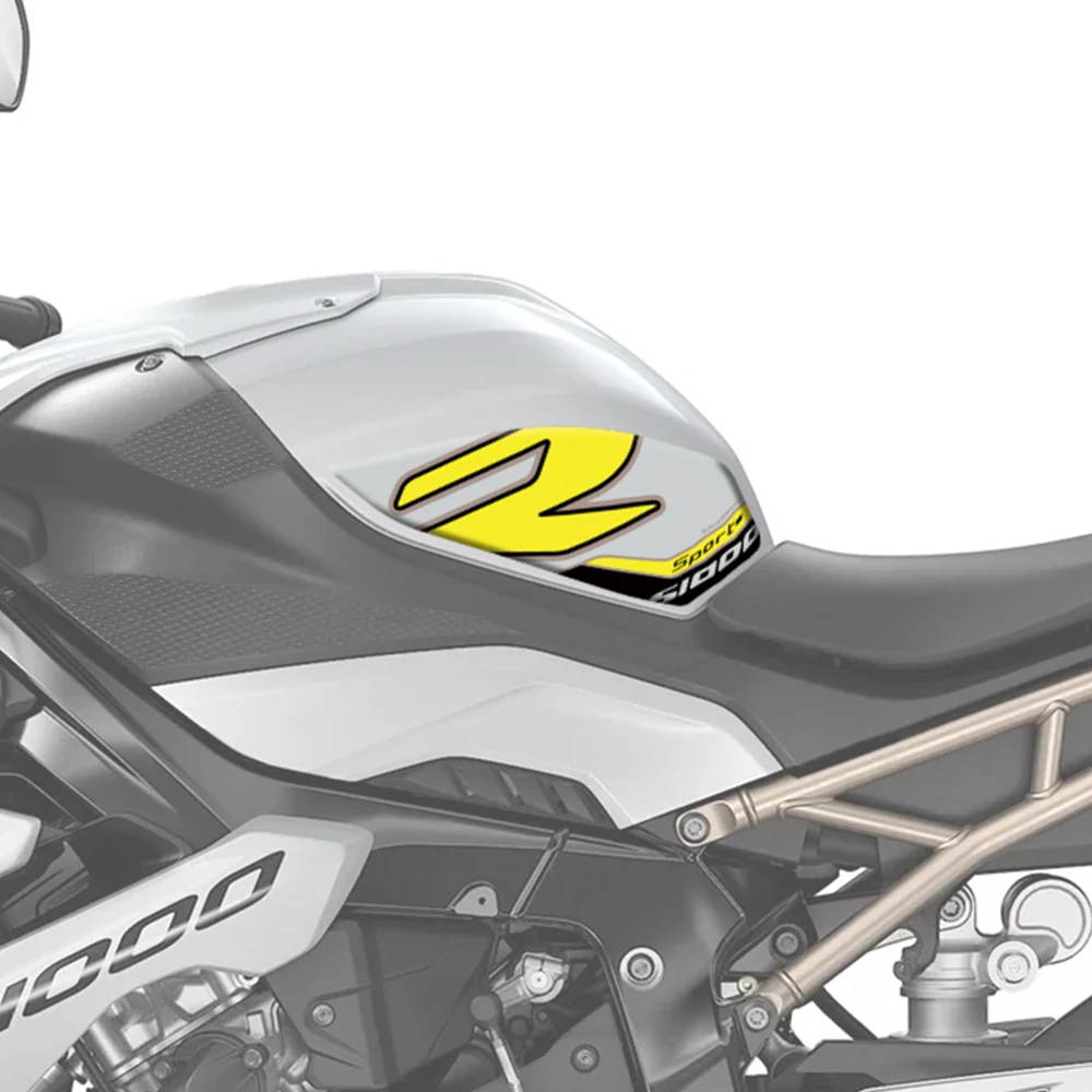 For BMW S1000R S 1000 R 2021 2022 2023 2024 Motorcycle Knee Pad Tank Protector 3D Gel Paint Protection Decal Stickers 2