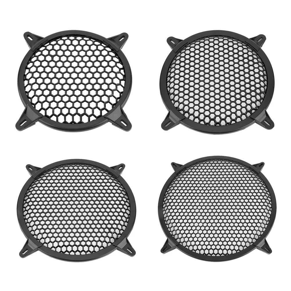 Car Audio Plastic Mesh Cover Woofer Speaker Modification Protect Guard Speaker Cover Protect