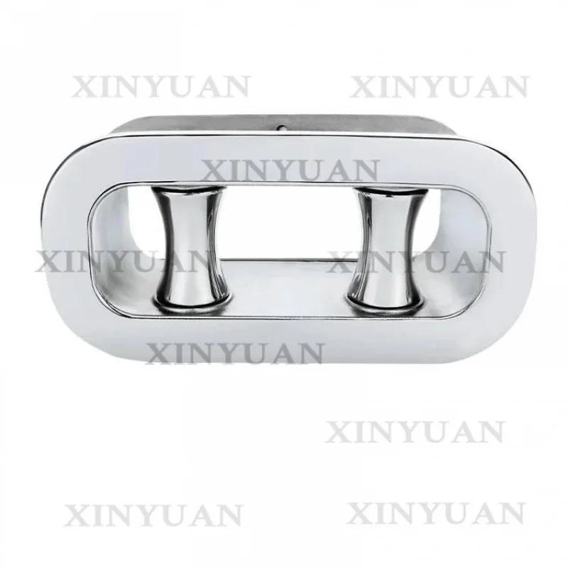 Guide Sheave Anchor Winch 316 Stainless Steel Perforated Double-Wheel Marine Hardware for Yacht