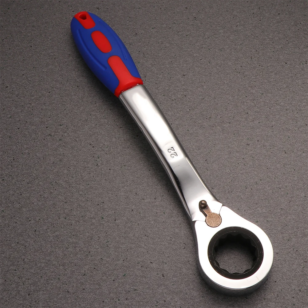 

Two-Way Ratchet Wrench 22Mm Premium Steel Quick Release Round Head Tool for Tight Spots and Professional Use Ratchet Wrench
