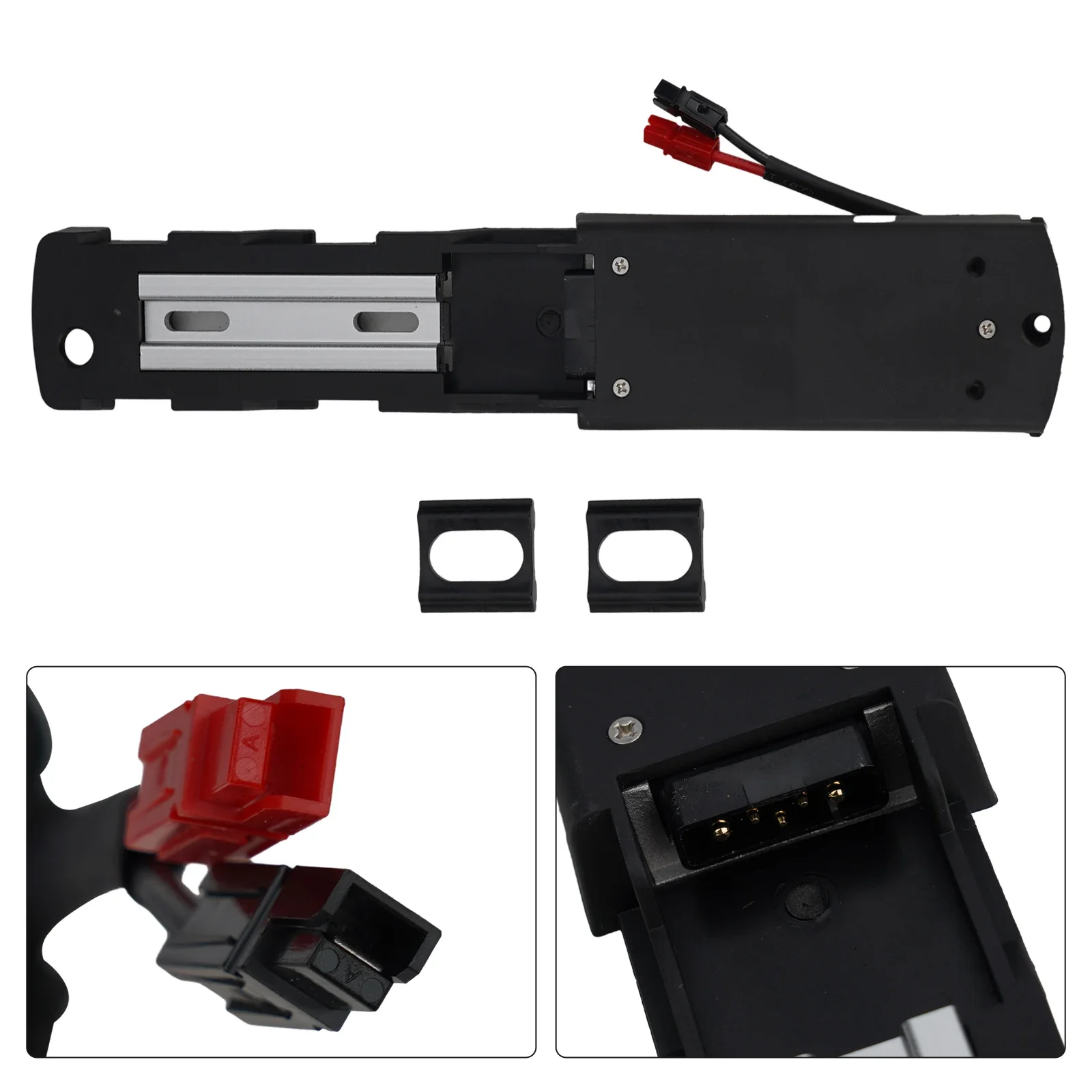 

Sturdy and Premium Ebike Battery Box Base Mounting Plate Holder for Hailong1 2 Electric Bicycle Black Color 350x66x28mm Size
