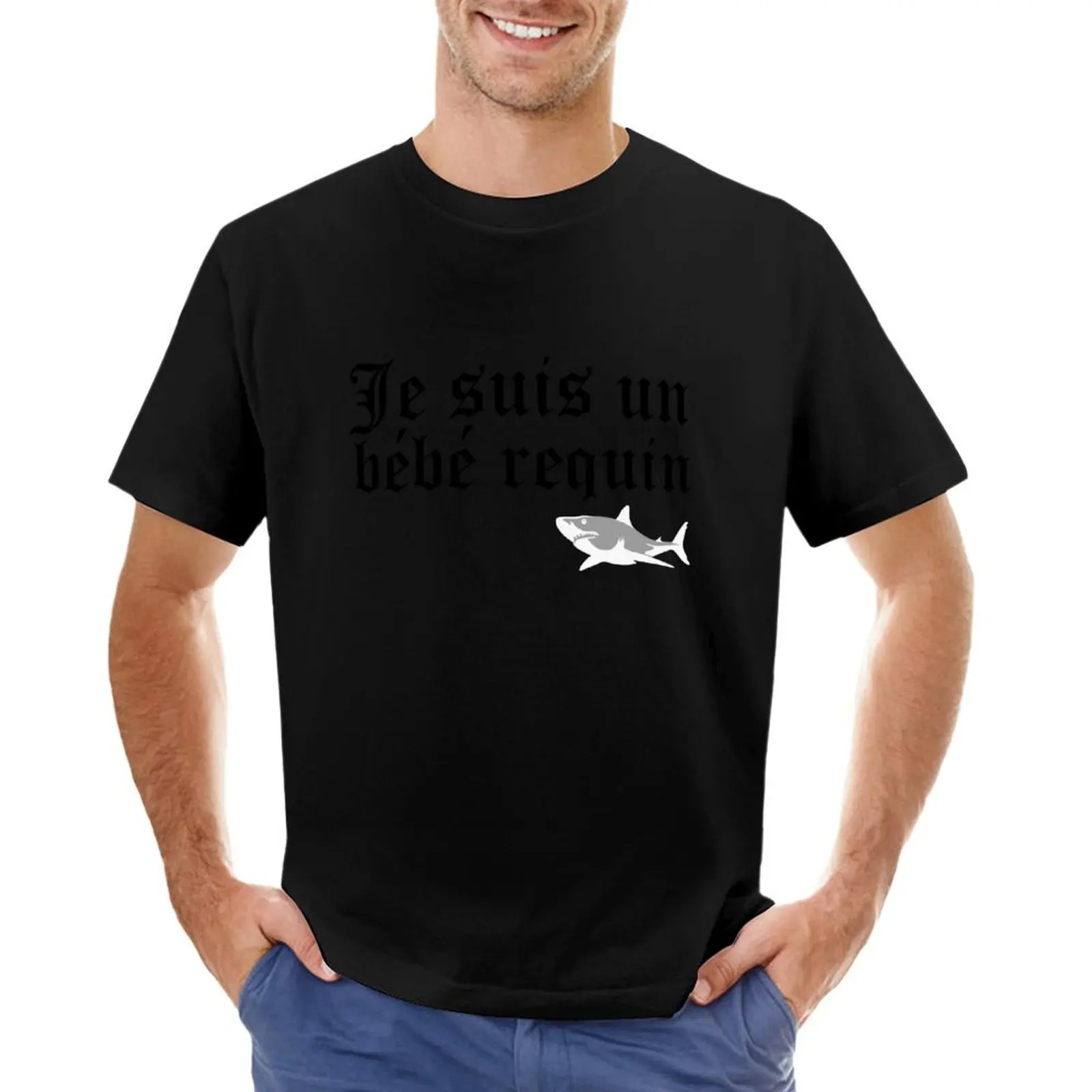 Bébé Requin T-Shirt blacks basketball graphic tees mens clothes