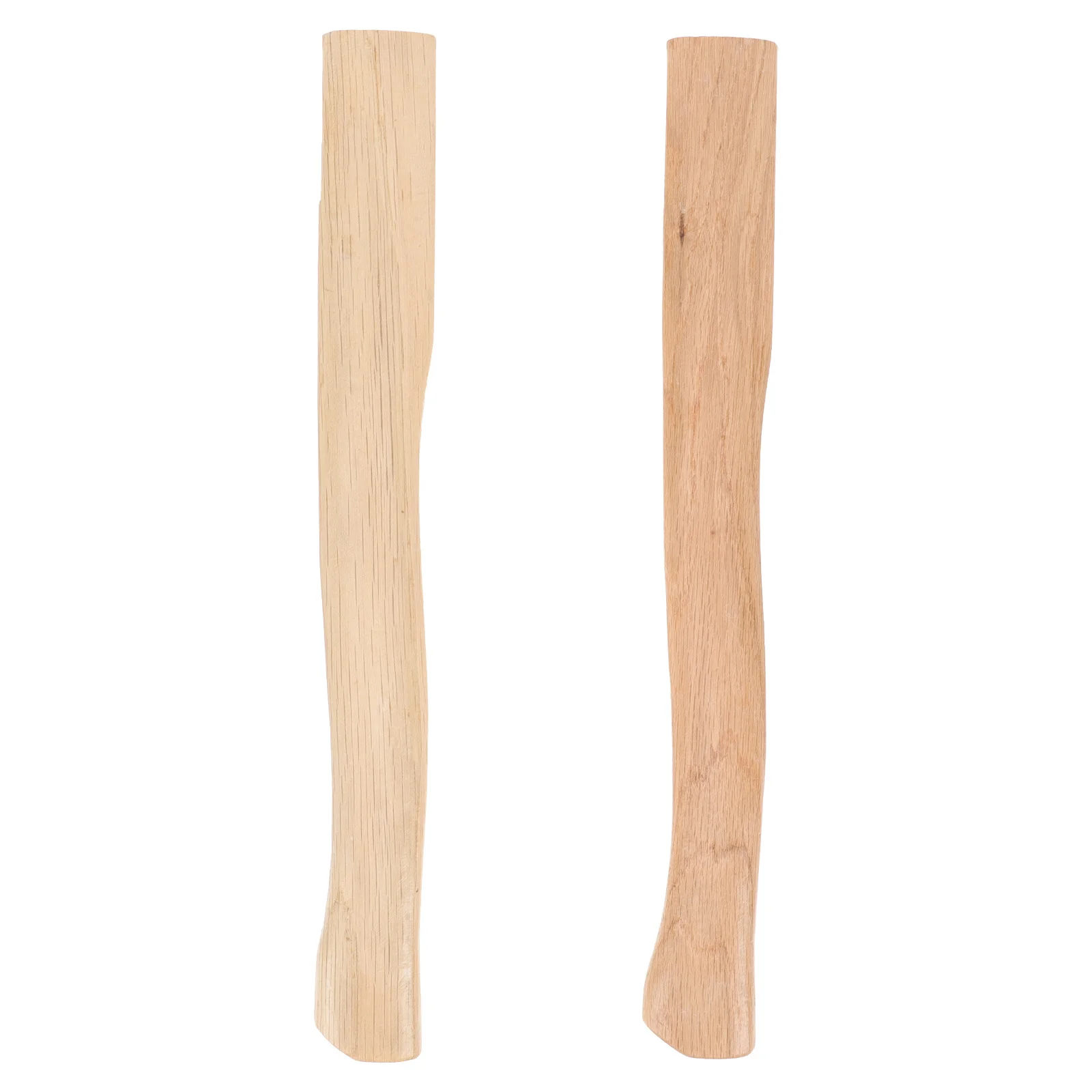 

2Pcs Hatchet Handle Replacement 40cm Exquisite Workmanship Natural Wood Material Solid Choice for Renewing Old Handles