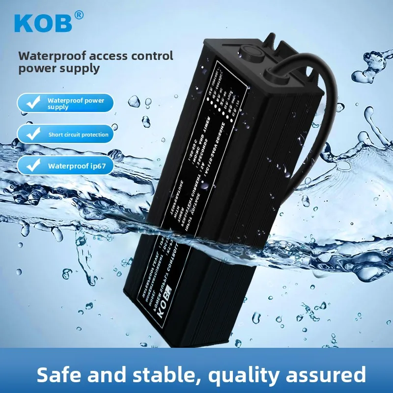

KOB Outdoor Waterproof Access Control Power Supply 12V5A Controller Electronic Access Control Controller Power Transformer