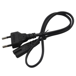 0.6M 2ft 2 Pin Prong Female AC EU Power Supply Cable Cord US Power Extension Cord Lead Wire Power Cord For Desktop Laptop Radio