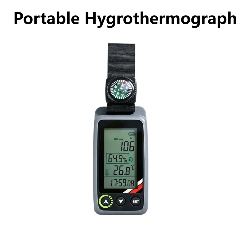 Digital Thermometer Hygrometer Portable Multi functional LCD Weather Station Waterproof Outdoor Humidity Sensor Meter