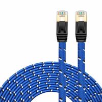 Cat 7 RJ45 Shielded Pure copper LAN Network Ethernet Cable Internet Cord with Polyester Braided 1M 2M 3M 5m 10m 15m 20m 30m