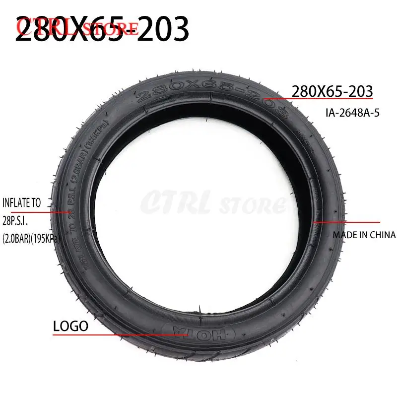 280 X 65-203 Inch Tires 280 X 65-203 Stroller/Push Chair/Jogger Front and Rear Tyre