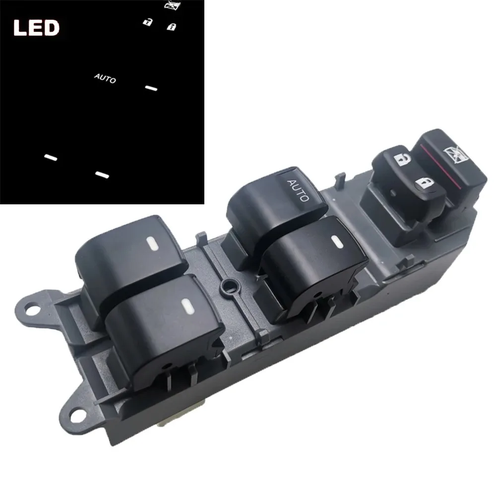 For Toyota Corolla Camry 2006-2016 Electric Window Control Switch LED White