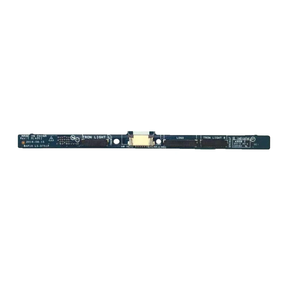 Original For Dell Alienware 15 R3 R4 17 R4 R5 LED Logo Circuit Board LED Light Control Board LS-D751P