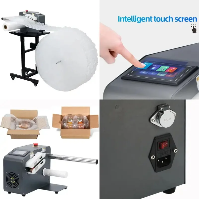 

Inflatable Bubble Pillow Machine ZL600, Air Cushion Wrap Maker for E-commerce Packaging