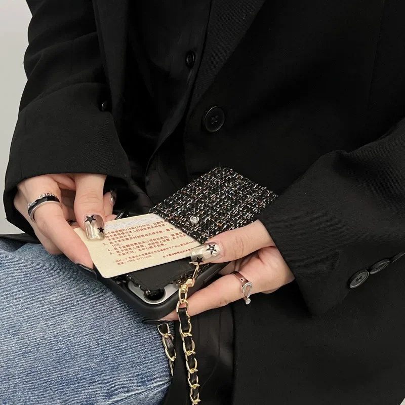 Fall/winter New For Iphone15 Card Stand Phone Case 14promax Crossbody Lanyard 13 12pro All-inclusive 11 Fall Protection Cover Fu image 4
