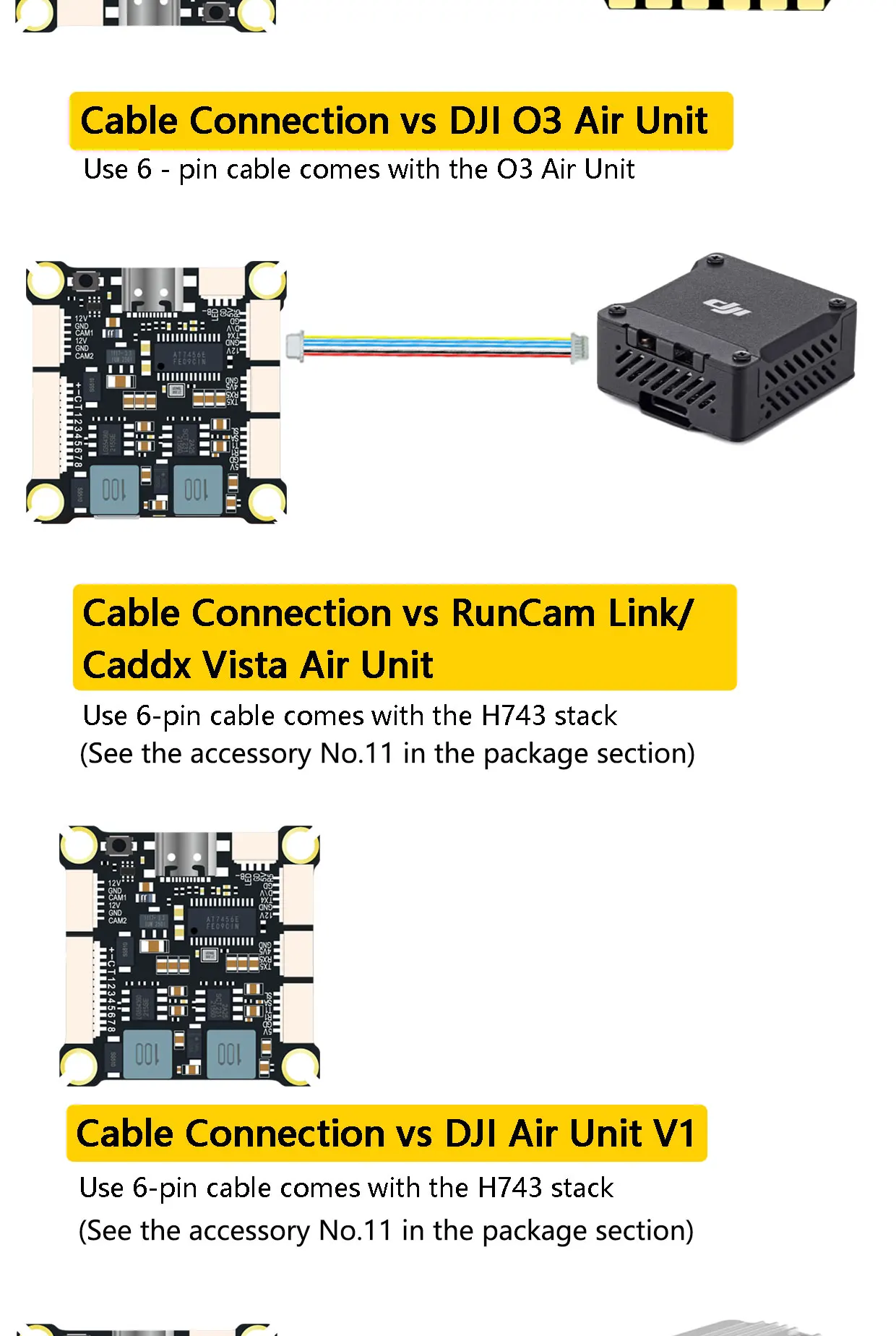 F405 F405HD / F7 F722 Flight Controller / F4 V3S Plus FC + 60A 4in1 BLheli_S ESC Stacks 30.5*30.5mm For RC FPV Racer Drone