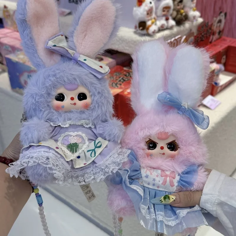 

new Baby Three 200% rabbit bag Vinyl Blind Box Pendant Cute Doll Figures Toy Surprise birthday Halloween Girl Gift Genuine