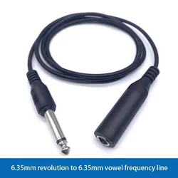 6.5mm Male To Female Extended Microphone, Sound Guitar Extension Cable, 6.35mm Mono 6.5 Extended Audio Cable