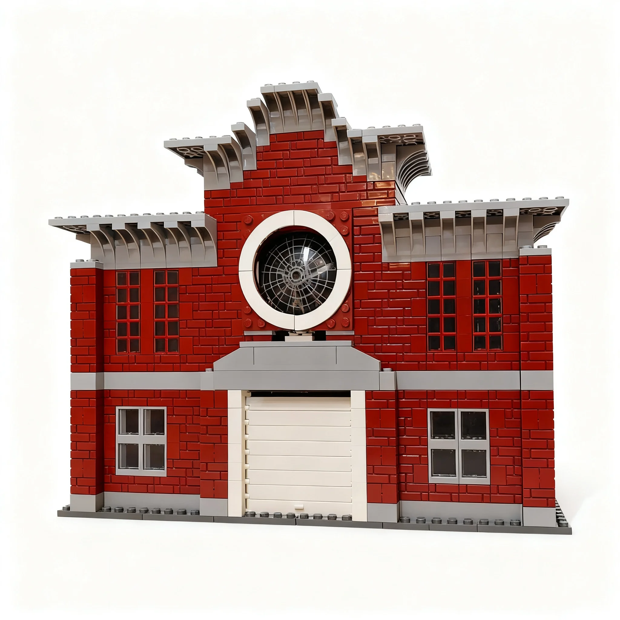 934pcs MOC Radiator Springs Courthouse Model Building Blocks Architecture Toy Christmas Gifts Idea Education Brick DIY Creative