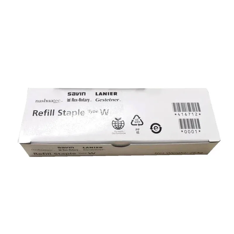416712 (TYPE W) Staple Cartridge Box of 4 for Ricoh SR3170 SR3240 SR3290 SR4100 SR4160