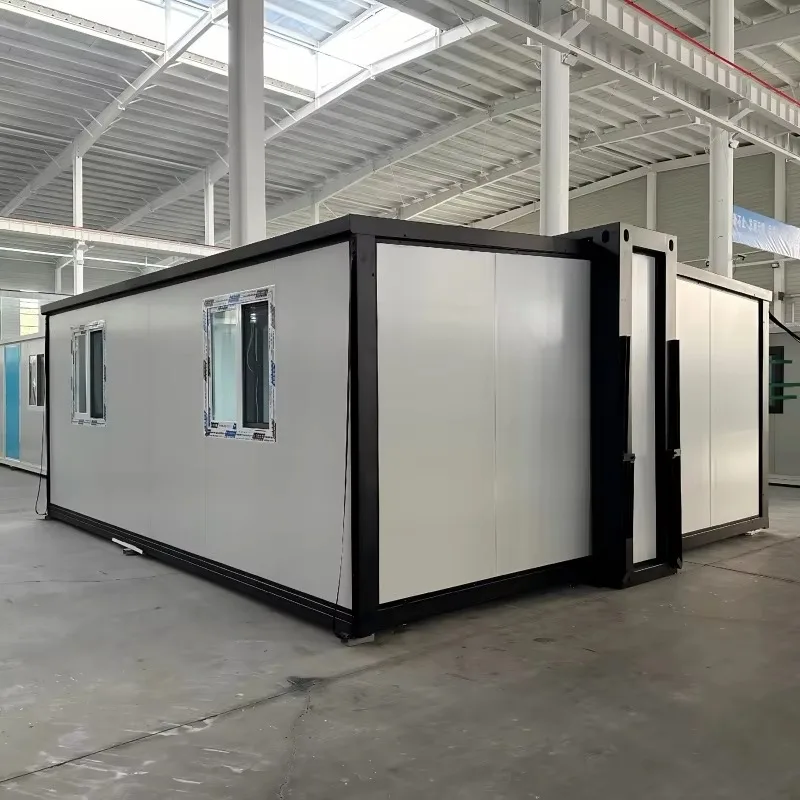 20ft-700 Expandable Container House 2 Bedrooms 1 Living Room Mobile Office Temporary Commercial Residence Hotel Villa School Use
