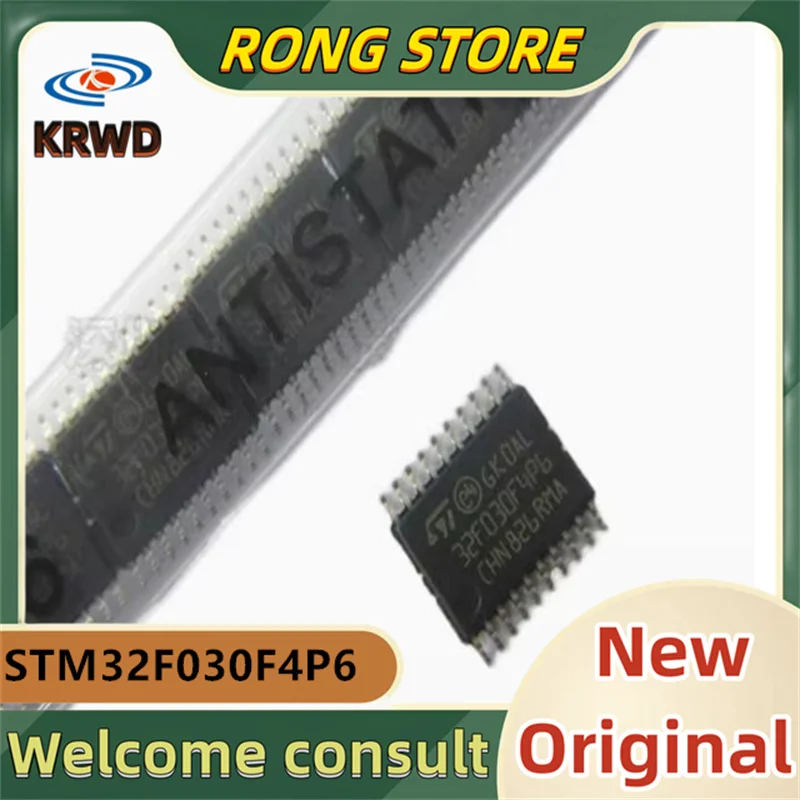 

20PCS STM32F030F4P6 New and Original STM32F030F4P6TR 32F030F4P6 SSOP20