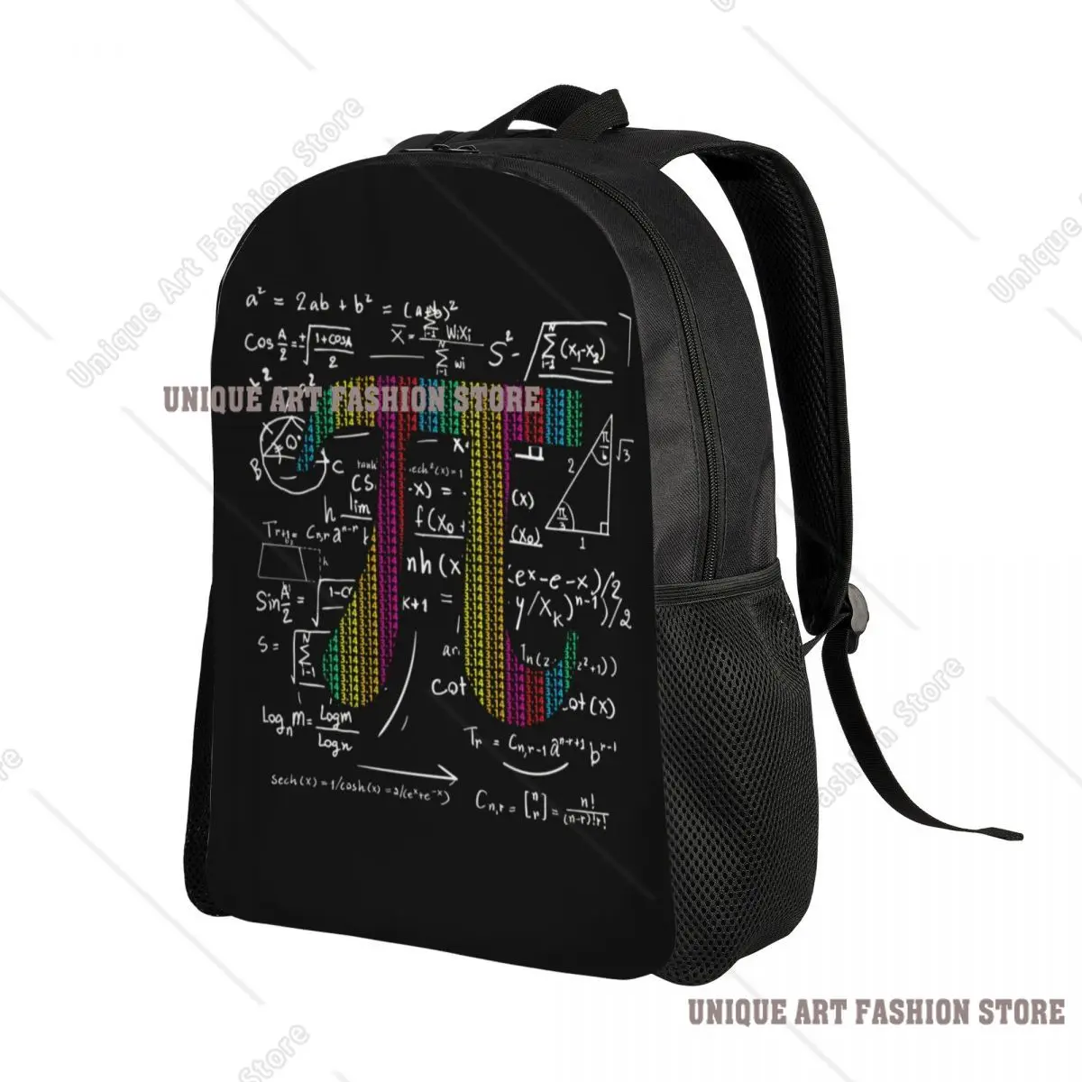 Personalized Pi Day Symbol With Math Equations Backpacks Fashion Bookbag for College School Nerd  Science Teacher Bags