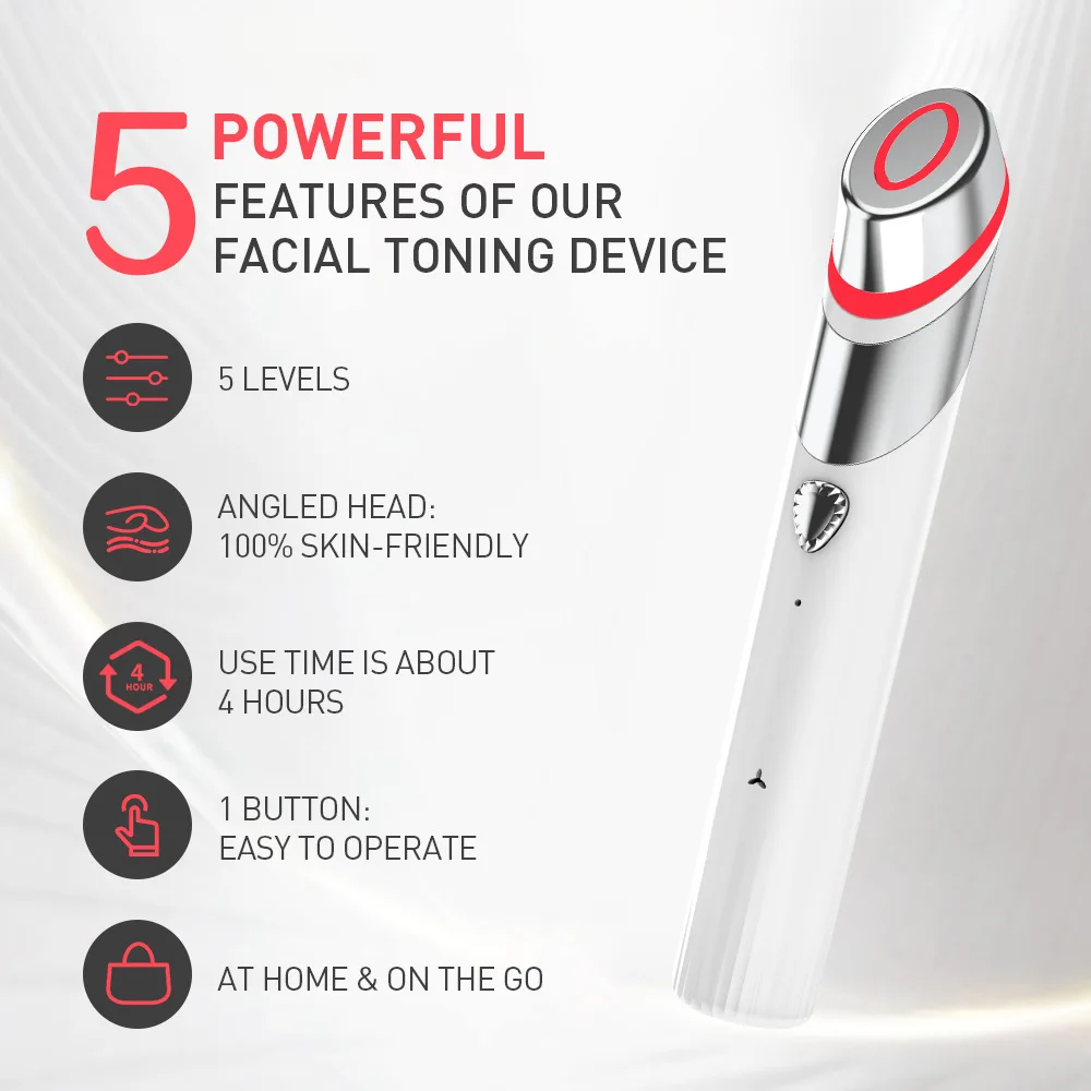 Age-R Booster H Skin Care Facial Home Beauty Device Facial Skin Care Tools Anti Aging Microcurrent Lift Face Care Therapy