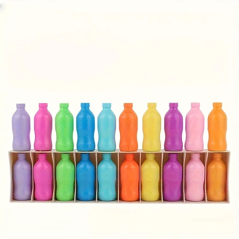 Fun Bottle Color Guessing Challenge Game Bottle Matching Set Multiplayer Interactive Memory Logic Training Board Table Game Gift