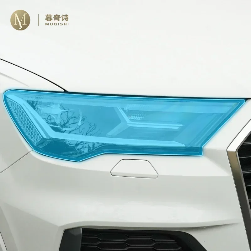 

Для Audi Q7 4M 2021-2023Car Exterior PPF прозрачная защитная пленка для краски ТПУ против царапин, защитная пленка для фар, ремонтная пленка