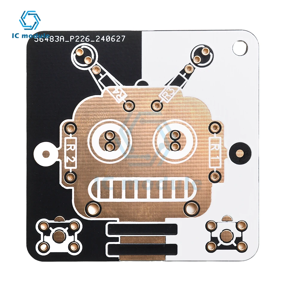 Robot LED Electronics Beginner Learning Welding Fun DIY Kit LED Light Emitting Tube Module