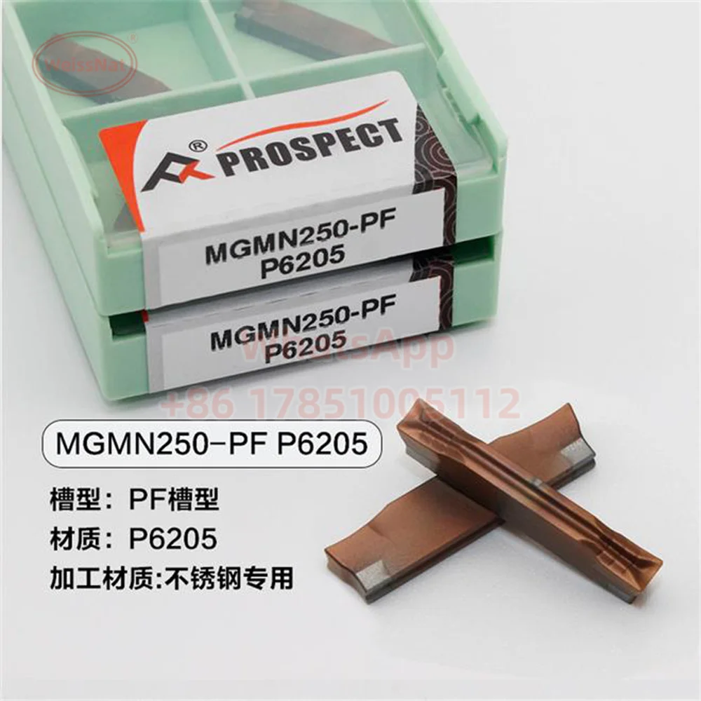

PROSPECT MGMN200 MGMN250 MGMN300 MGMN400 MGMN500 MGMN600 MGMN800 P6205 Твердосплавные вставки MGMN