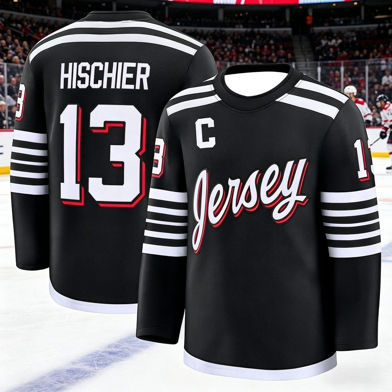 2026 New Jersey Man's New Ice Hockey Training Suit - 3D Printed, Breathable, Moisture-wicking Long-sleeved Top Family