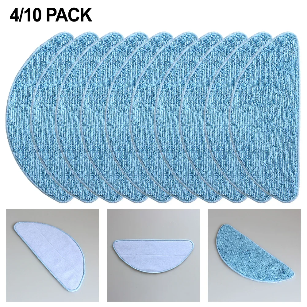 4/10pcs Mop Cloth For BObsweep PetHair For SLAM Vacuum Cleaner Spare Parts Home Cleaning Replacement Accessories