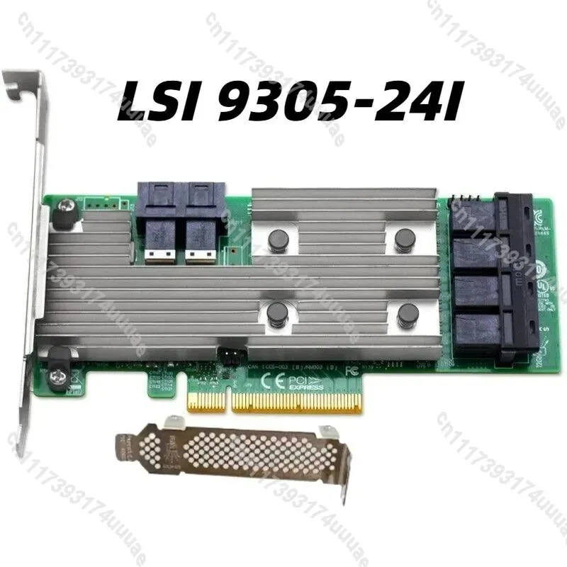 for LSI 9305-24i 24 Port 12Gb SAS HBA Controller Card PN 05-25699-00 Server Storage Adapter PCIe RAID Host Bus