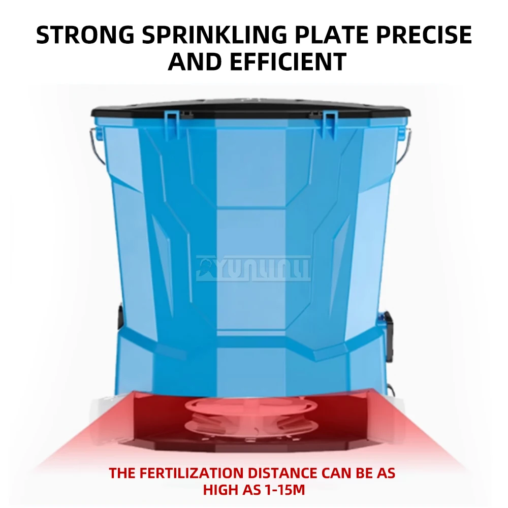 آلة التغذية الأوتوماتيكية دلو آلة توزيع الأسمدة الكهربائية جهاز الأسمدة متعدد الوظائف