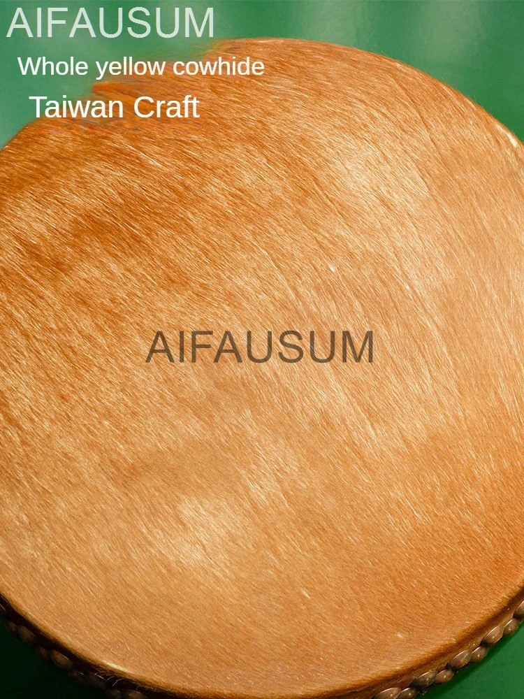 39cm Taiko Whole cowhide Cowskin Coloratura drum Temple Ritual Drum +sticks