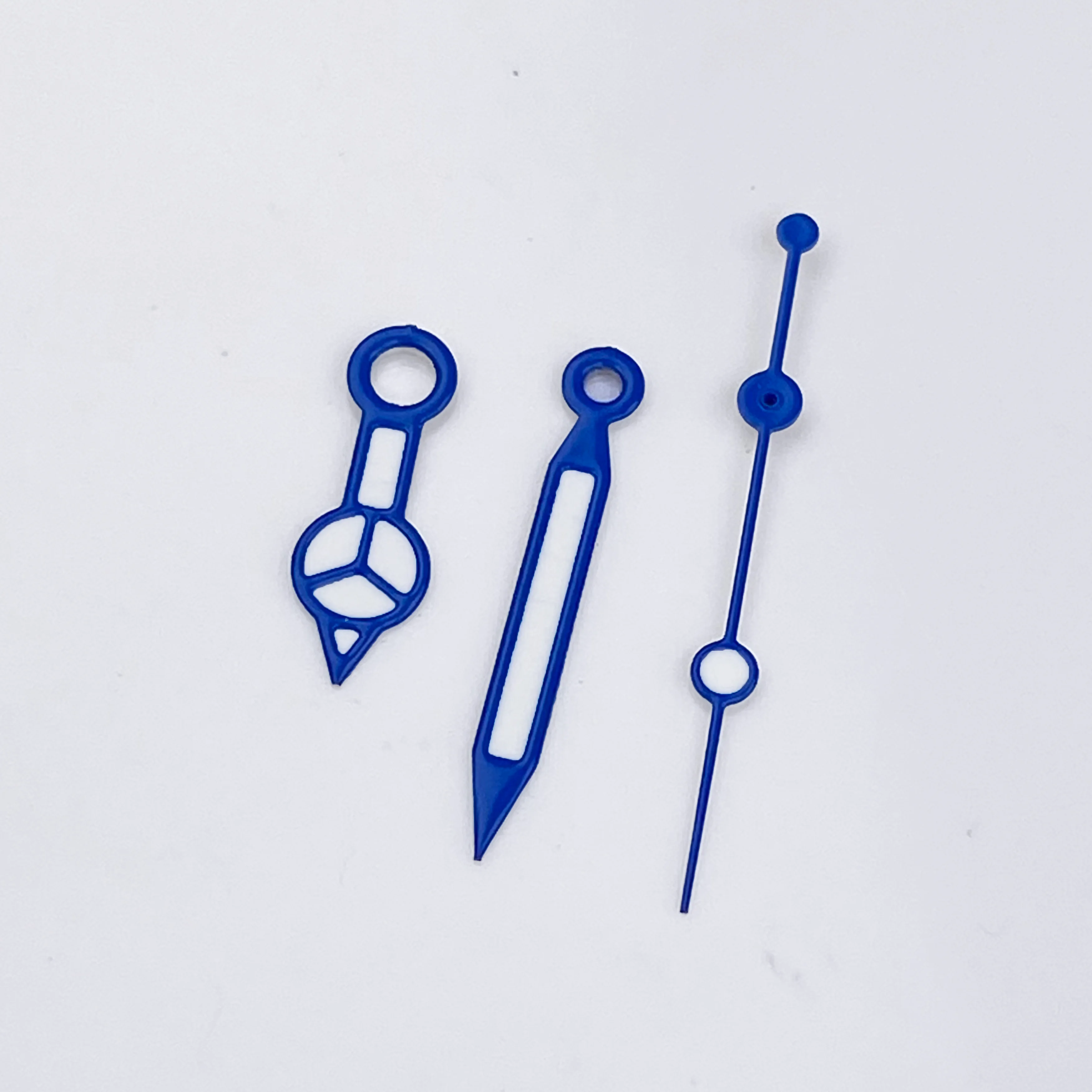 عالية الجودة 8 مللي متر * 12 مللي متر * 12.5 مللي متر الأيدي الشظية الأزرق مضيئة الأيدي ل NH35/36/4R/7S حركة الساعات مؤشرات الأيدي أجزاء