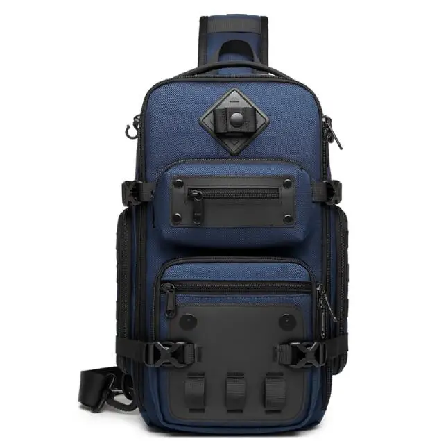 Men Sling Bag Tactical Sling Backpack Anti Theft Shoulder Cross body Bag Men Waterproof Travel Chest Bag Military Sport Bags