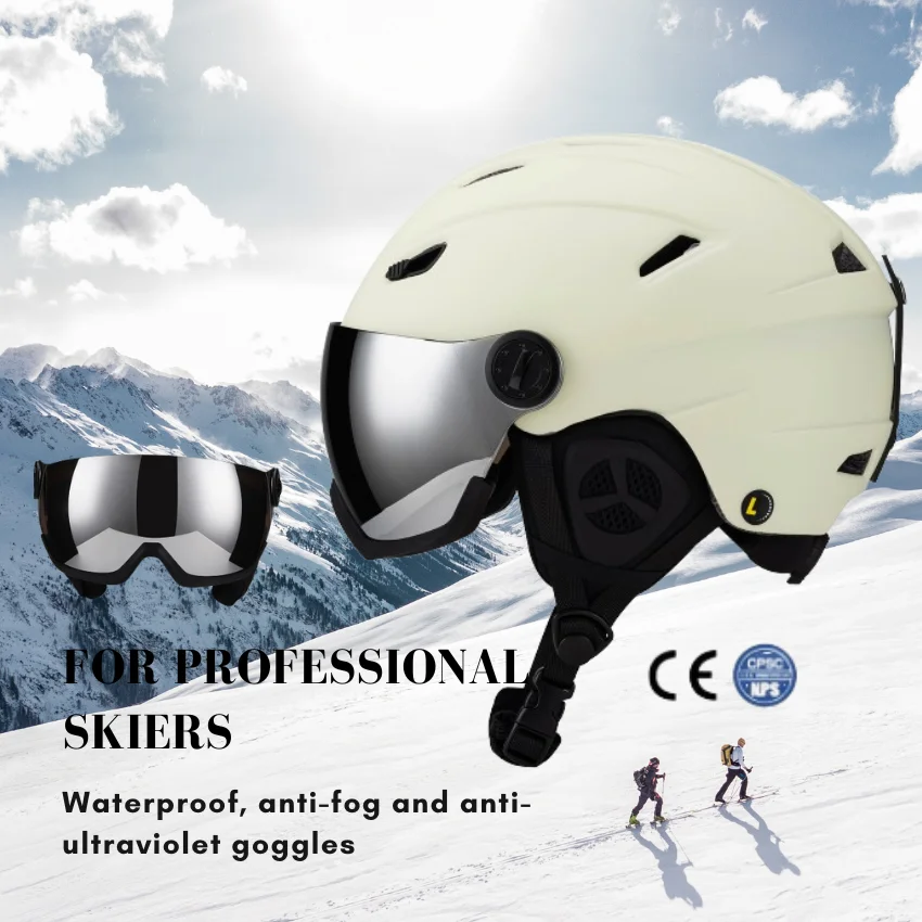 China Manufacturer Professional Skate Ski Helmet Ski For Helmet Snow Sport Helmet