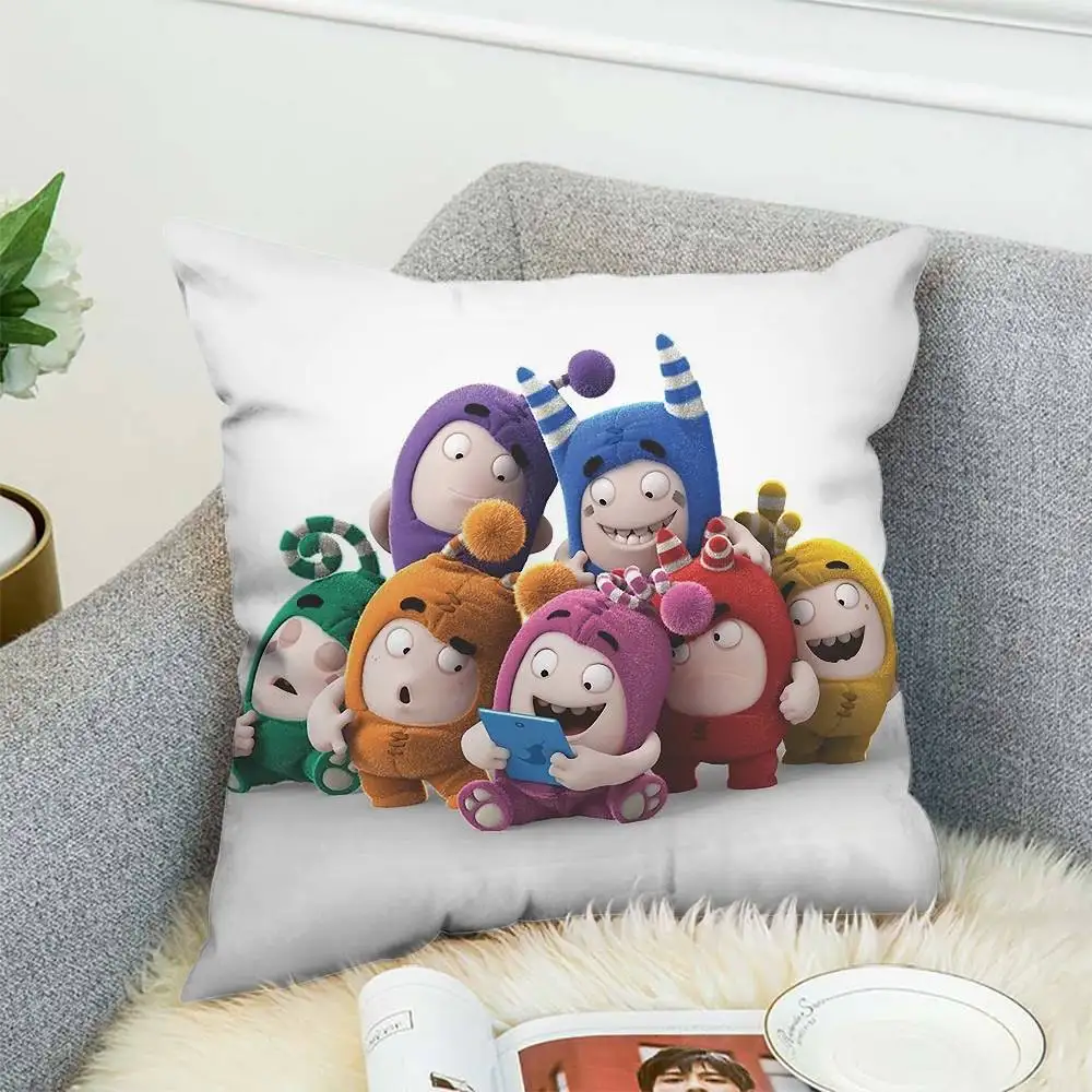 

Oddbobs Pillow Case Double-Sided Printing Cushion Cover 45x45 Decorative Cushions Sofa Home Decor Soft Pillowcase